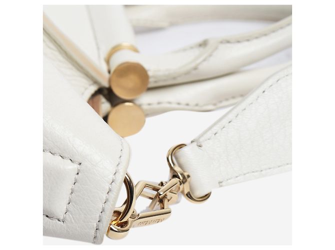 Max Mara Bolso 2way de cuero blanco - vista 5