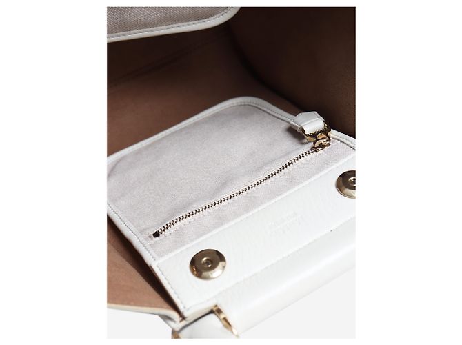 Max Mara Bolso 2way de cuero blanco - vista 6
