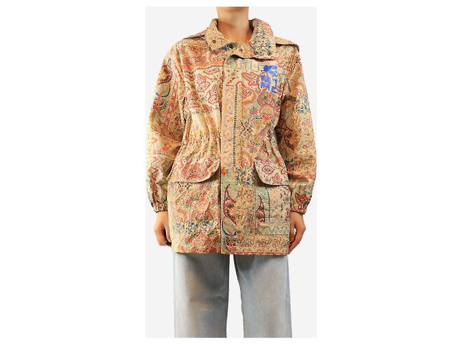 Etro Blumiger Regenjacke mehrfarbig - size UK 10 Mehrfarben - Ansicht 3