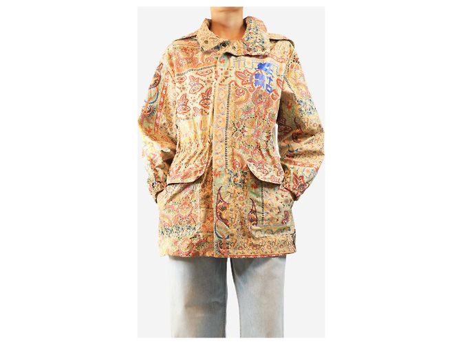 Etro Blumiger Regenjacke mehrfarbig - size UK 10 Mehrfarben - Ansicht 4