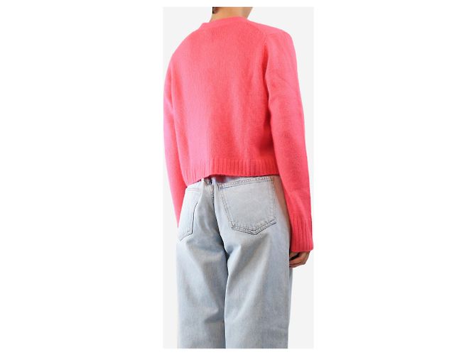 Autre Marque Cardigan aus Kaschmir-Mischung in Rosa - Größe M Pink - Ansicht 2