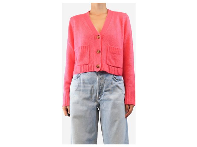 Autre Marque Cardigan aus Kaschmir-Mischung in Rosa - Größe M Pink - Ansicht 3