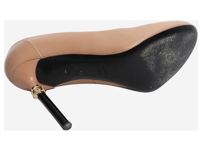 Chanel Blush Leder-Pumps - Größe EU 39.5 - Ansicht 5