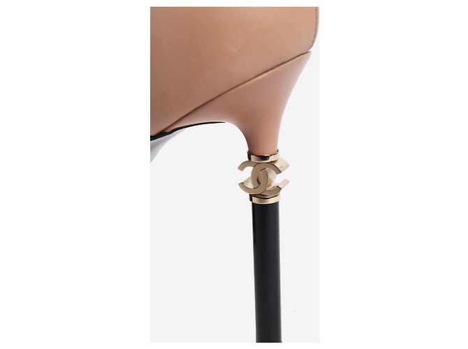 Chanel Blush Leder-Pumps - Größe EU 39.5 - Ansicht 6