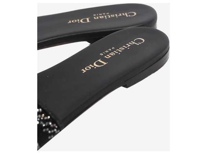 Autre Marque Ciabatte Dway con cristalli nere - size EU 37 Nero - vista 5
