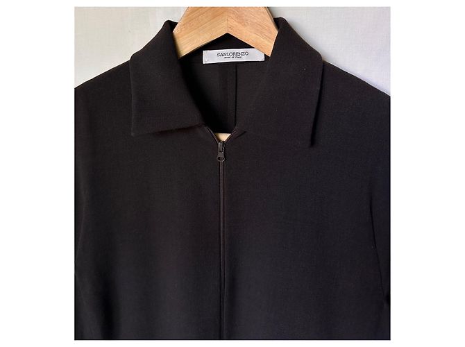 Autre Marque Giacca nera con zip Nero - vista 2