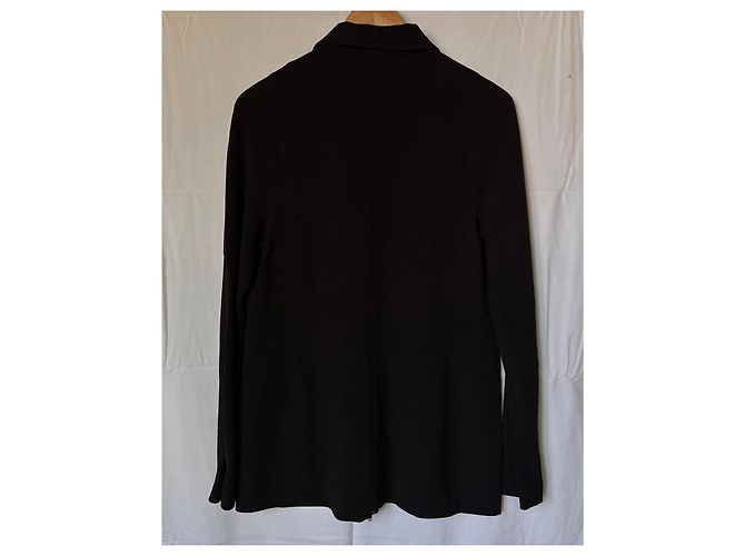Autre Marque Giacca nera con zip Nero - vista 3