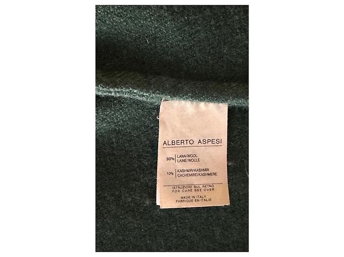 Aspesi Grüner Blazer aus Wolle und Kaschmir - Ansicht 3