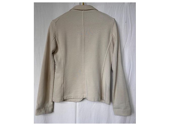Autre Marque Giacca beige in cotone - vista 3