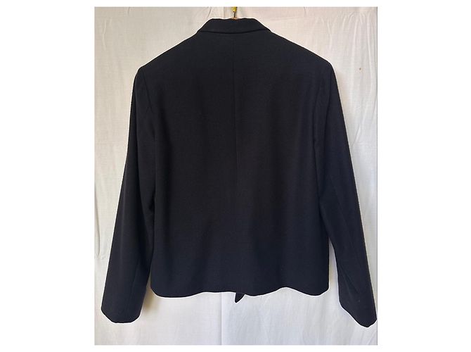 Giacca Jil Sander Nera Doppiopetto Nero - vista 3