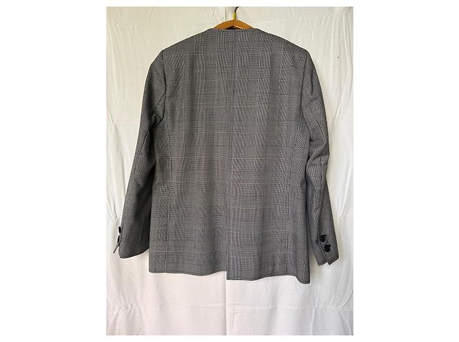 Blazer de cuadros Valentino Blanco Gris - vista 3