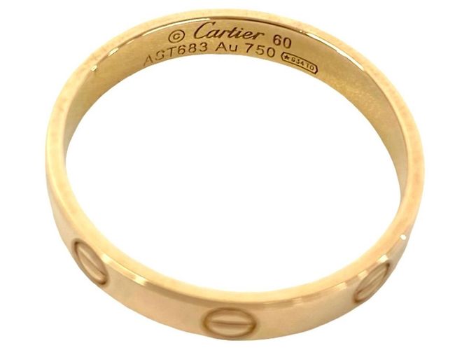 Anello Mini Love Cartier in oro rosa 18K D'oro - vista 2