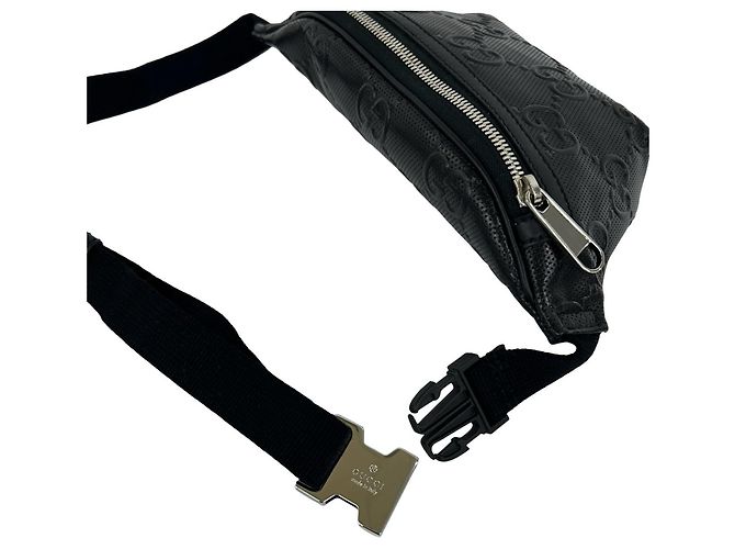 Borsa a tracolla in pelle Gucci Jumbo GG Logo Nero - vista 4