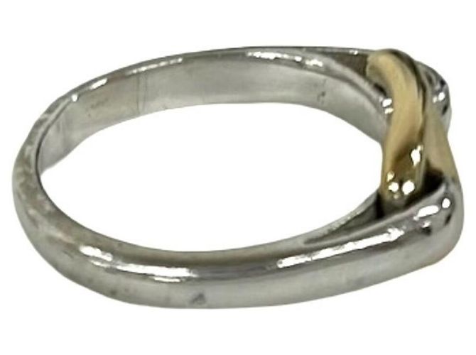 Ring Hermès Anello Hermes Vintage Chaine d'Ancre Argento D'oro - vista 5
