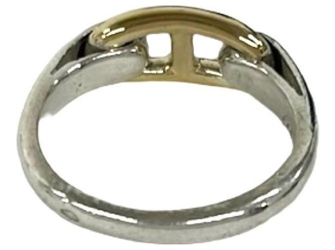 Ring Hermès Anello Hermes Vintage Chaine d'Ancre Argento D'oro - vista 6