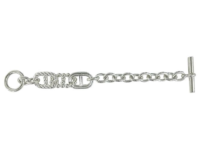 Hermès Bracciale Hermes Chaine d'Ancre Parade GM Argento - vista 5