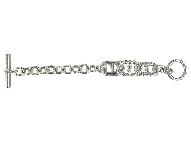 Hermès Bracciale Hermes Chaine d'Ancre Parade GM Argento - vista 6