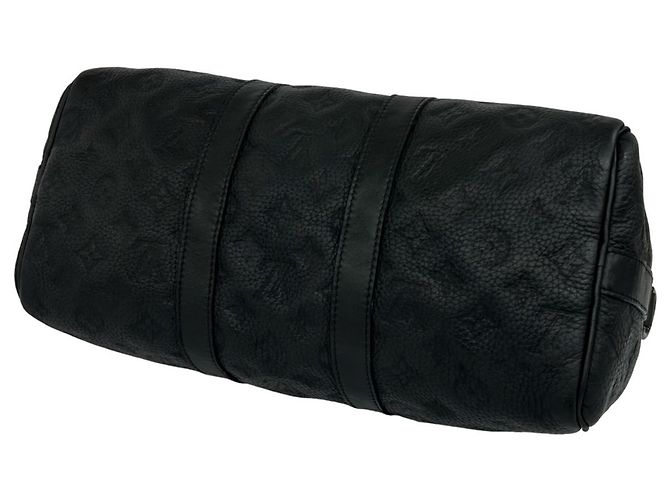 Louis Vuitton Keepall 35 Bandoulière Shoulder Bag Nero - vista 8