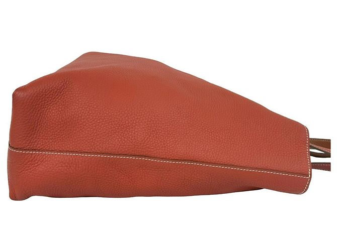 Hermès Bolso Tote Hermes Double Sens 45 Castaño Naranja - vista 6