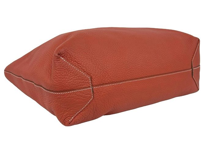 Hermès Bolso Tote Hermes Double Sens 45 Castaño Naranja - vista 7