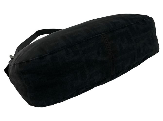 FENDI Vintage Zucca FF Pattern Handtasche Schwarz - Ansicht 7