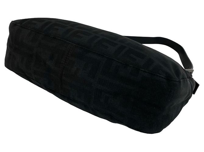 FENDI Vintage Zucca FF Pattern Handtasche Schwarz - Ansicht 8
