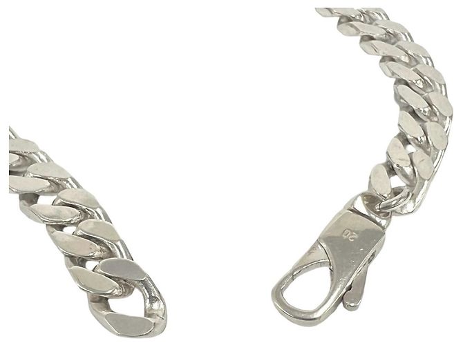 Gucci Silver 925 Cuban Link ID Bracelet Silvery - view 4