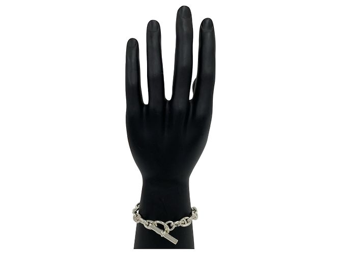 Hermès Pulsera Hermes Chaine d'Ancre PM Plata - vista 2