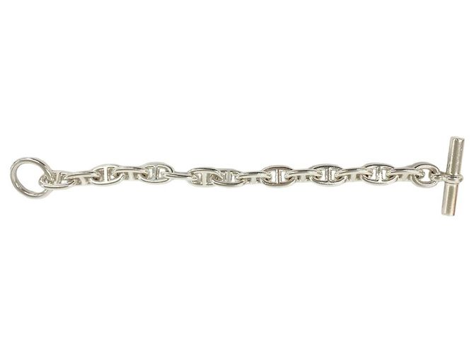 Hermès Bracciale con Charms Hermes Chaine d'Ancre GM Argento - vista 6