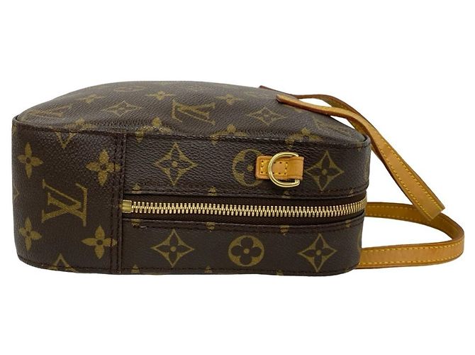 Louis Vuitton Spontini Monogram Schultertasche aus Leder Braun - Ansicht 6
