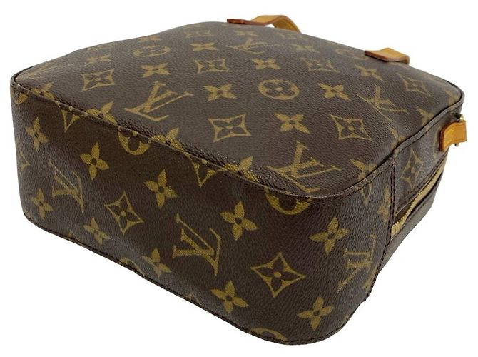 Louis Vuitton Spontini Monogram Schultertasche aus Leder Braun - Ansicht 8