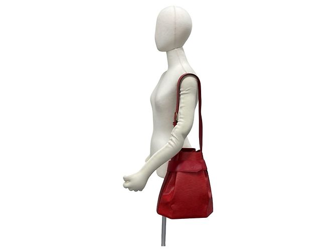 Louis Vuitton Vintage Sac Depaule Epi Leather Shoulder Bag Rosso - vista 2