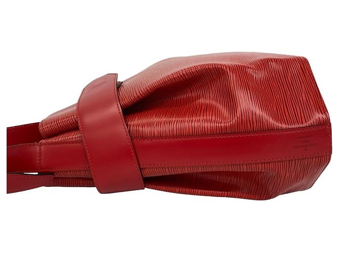 Louis Vuitton Vintage Sac Depaule Epi Leather Shoulder Bag Rosso - vista 5