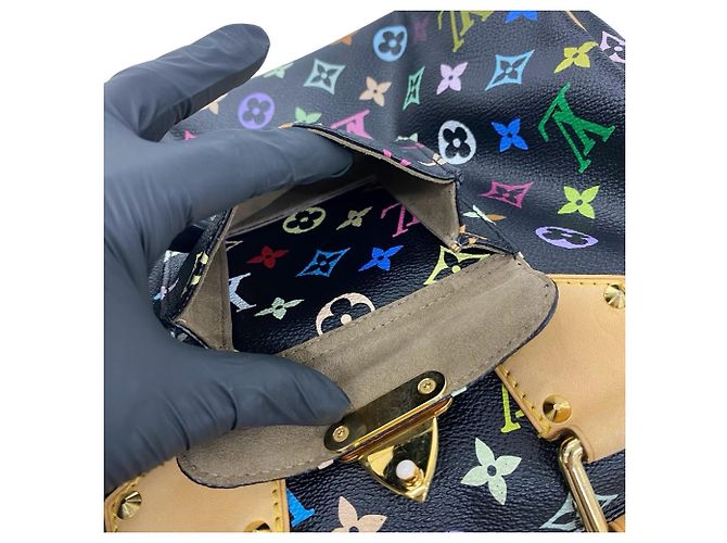 Borsa a mano Louis Vuitton Speedy 30 Monogram Multicolor in pelle Nero - vista 10