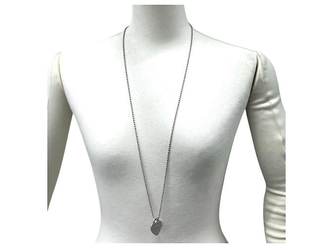 Autre Marque Collana Tiffany Return to Heart con catena a pallini Argento - vista 2