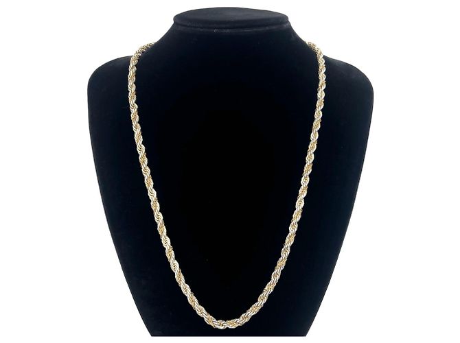Autre Marque Collana Tiffany Twist Rope Argento D'oro - vista 2