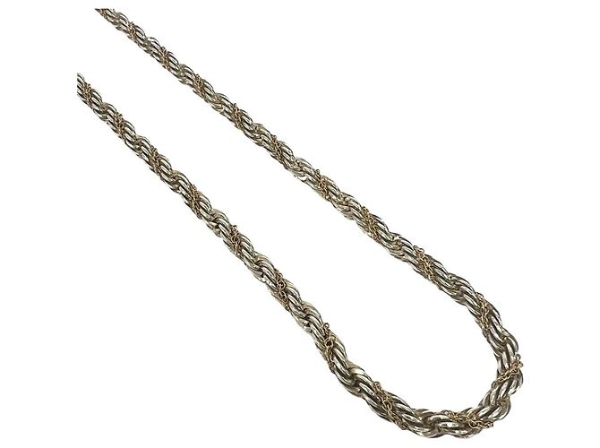 Autre Marque Collana Tiffany Twist Rope Argento D'oro - vista 4