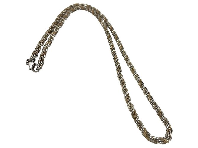 Autre Marque Collana Tiffany Twist Rope Argento D'oro - vista 6