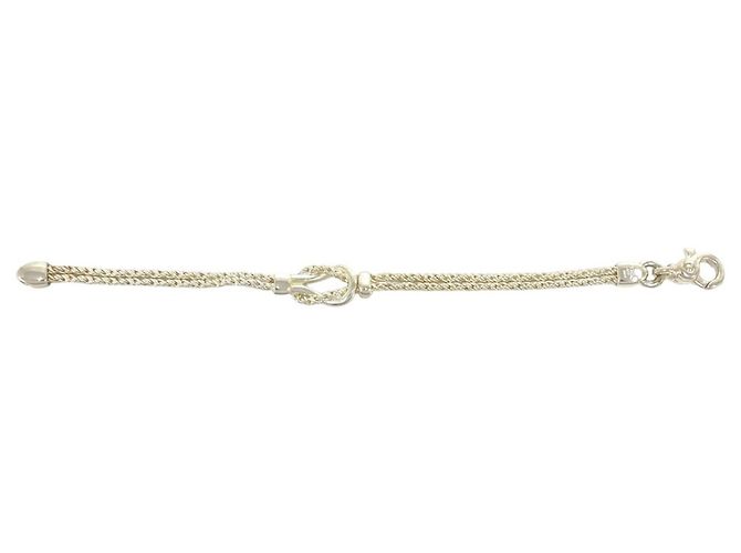 Autre Marque Bracciale Tiffany Vintage Double Rope Center Knot Argento - vista 6
