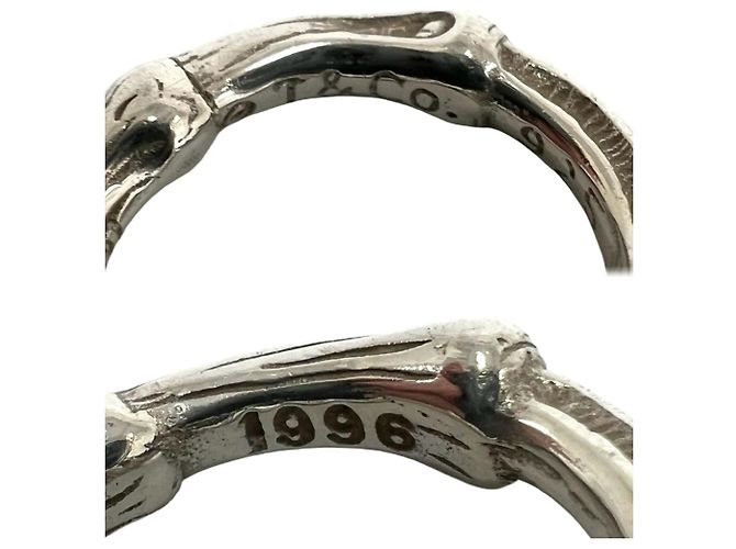 Autre Marque Anello Tiffany Vintage Bamboo in Argento 925 - vista 3