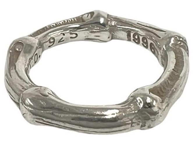 Autre Marque Anello Tiffany Vintage Bamboo in Argento 925 - vista 5