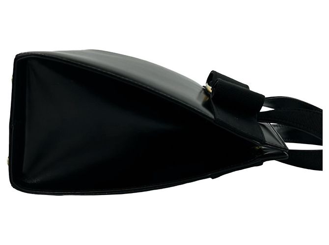 Borsa a tracolla 2-Way in pelle con fiocco Vara di Salvatore Ferragamo Nero - vista 6