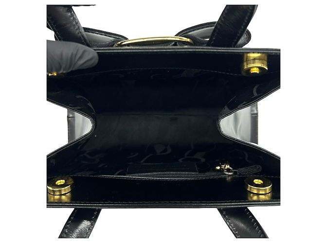 Borsa a tracolla 2-Way in pelle con fiocco Vara di Salvatore Ferragamo Nero - vista 9
