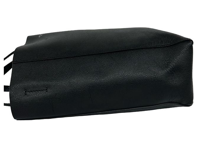 Céline Borsa a tracolla 2-way Vertical Cabas in pelle CELINE Nero - vista 5