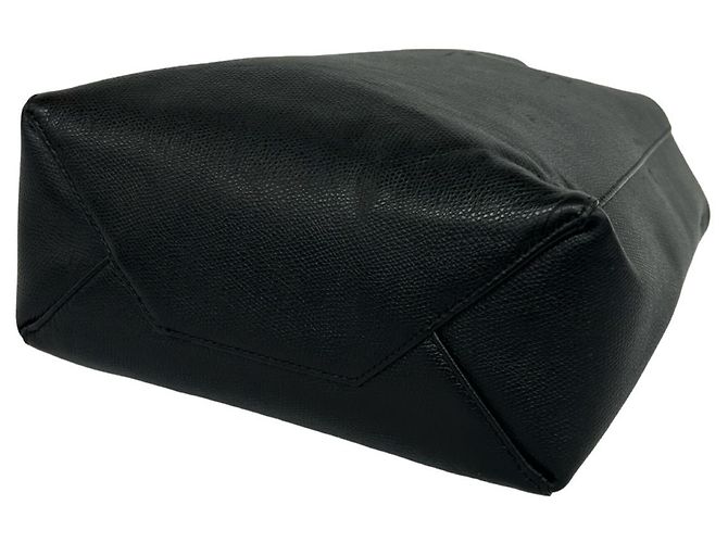 Céline Borsa a tracolla 2-way Vertical Cabas in pelle CELINE Nero - vista 8