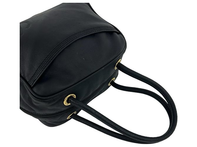 Loewe Vintage Mini-Handtasche aus Nappa-Leder mit eingraviertem Anagramm-Logo Schwarz - Ansicht 4