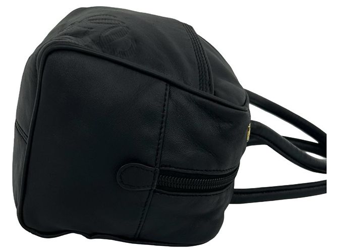 Loewe Vintage Mini-Handtasche aus Nappa-Leder mit eingraviertem Anagramm-Logo Schwarz - Ansicht 6