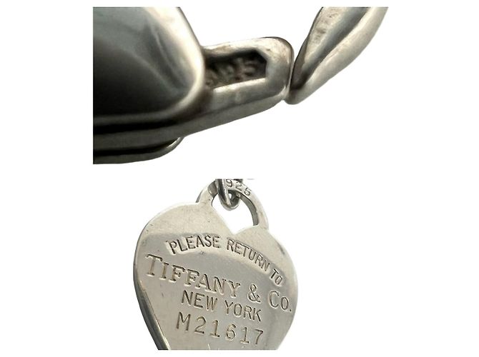 Autre Marque Collana Tiffany Return to Heart con catena a pallini Argento - vista 3