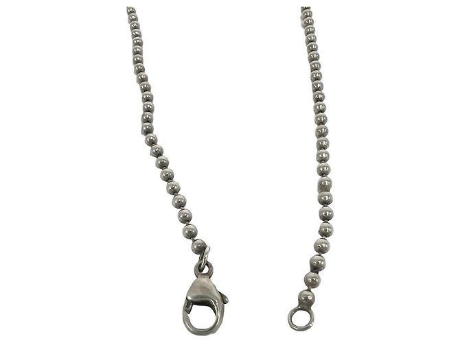 Autre Marque Collana Tiffany Return to Heart con catena a pallini Argento - vista 5