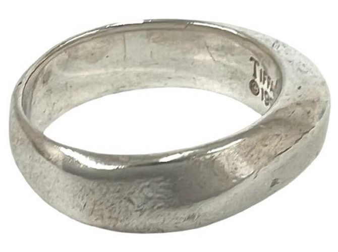 Autre Marque Anello Tiffany Vintage Knife Edge Argento - vista 5